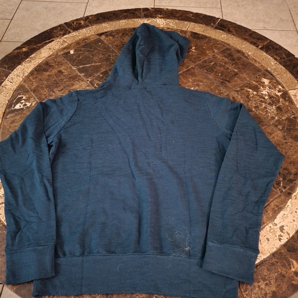 Monrow Super Soft Hoodie Abyss Green XS NWOT - Picture 3 of 5